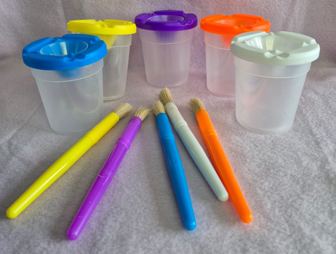 Paint Pot with brush