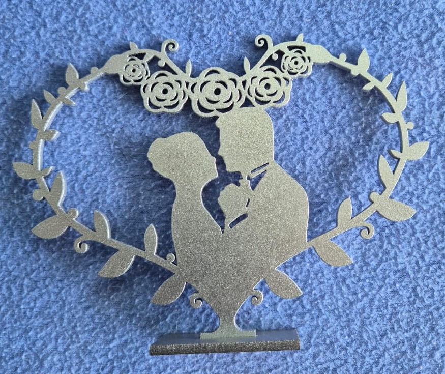 Table Decor 8 - Standing Heart