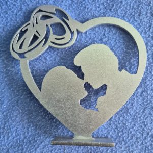 Table Decor 4 - Standing Heart