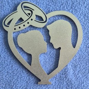 Table Decor 2 - Standing Heart