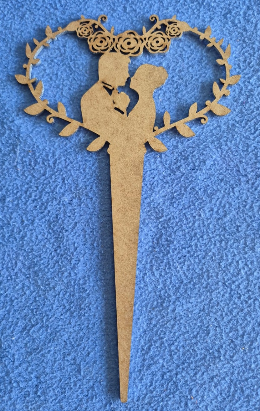 Cake Topper 8 - Heart - Image 3
