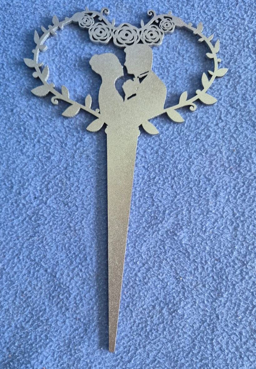Cake Topper 8 - Heart - Image 2
